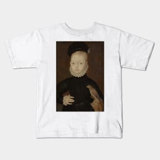 James VI and I, 1566 - 1625. King of Scotland 1567 - 1625. King of England and Ireland 1603 - 1625 by Arnold Bronckorst Kids T-Shirt